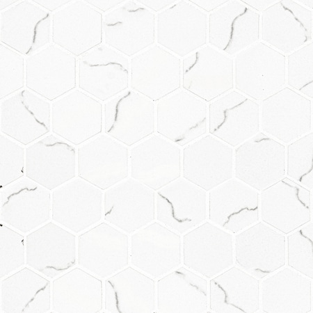 miagolegno ミャゴレグノ Msi Miraggio Gray Hexagon 12 in x 12 in Matte Porcelain